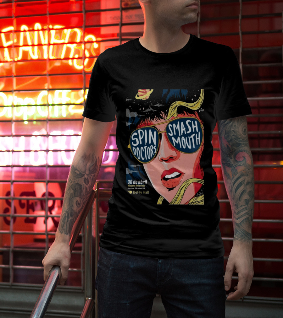 Spin Doctors Smash Mouth Concert 30 De Abril BeFly Hall 2026 Belo Horizonte Brazil T-Shirt