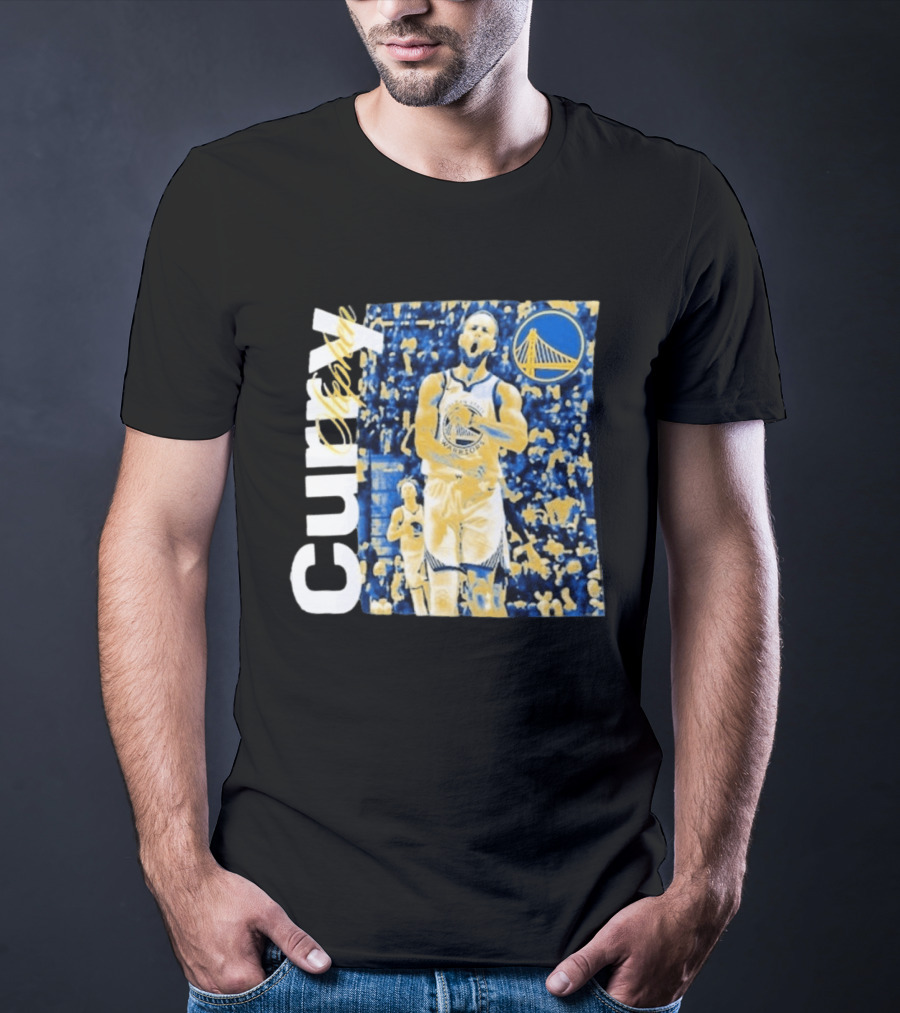 Stephen Curry Golden State Warriors NBA Season Start Action T-Shirt