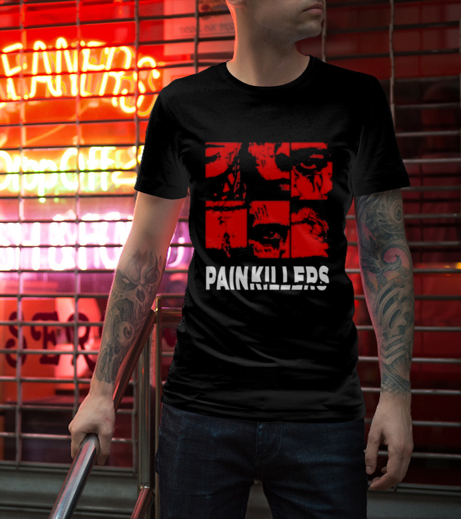 Yzo And Ptk Painkillers Eye Red Faces T-Shirt