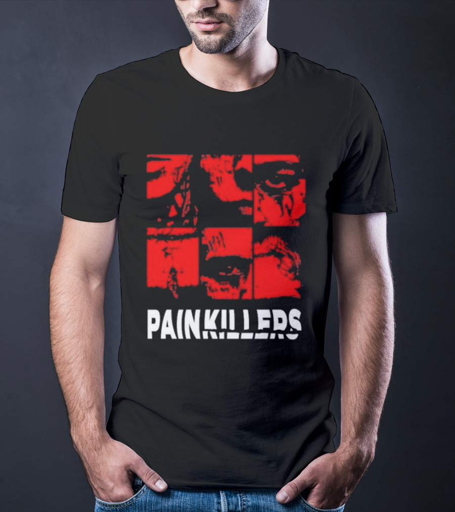 Yzo And Ptk Painkillers Eye Red Faces T-Shirt
