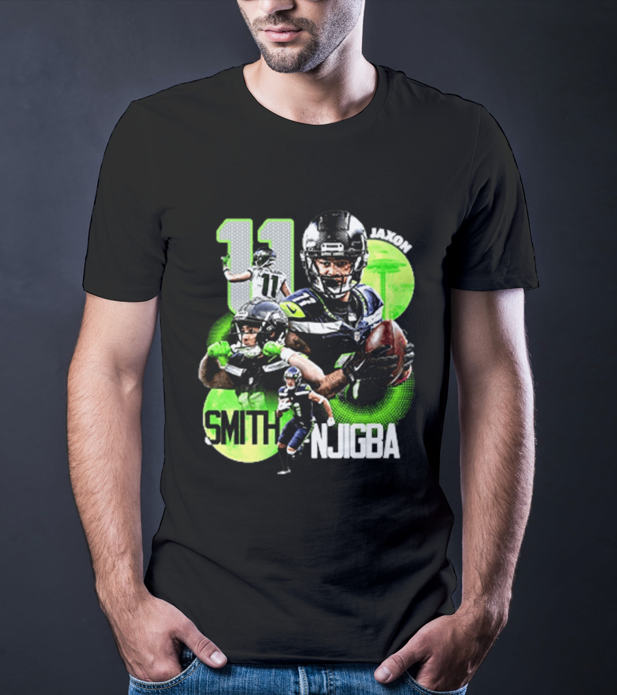 Jaxon Smith Njigba Seahawks Number 11 Football Player T-Shirt