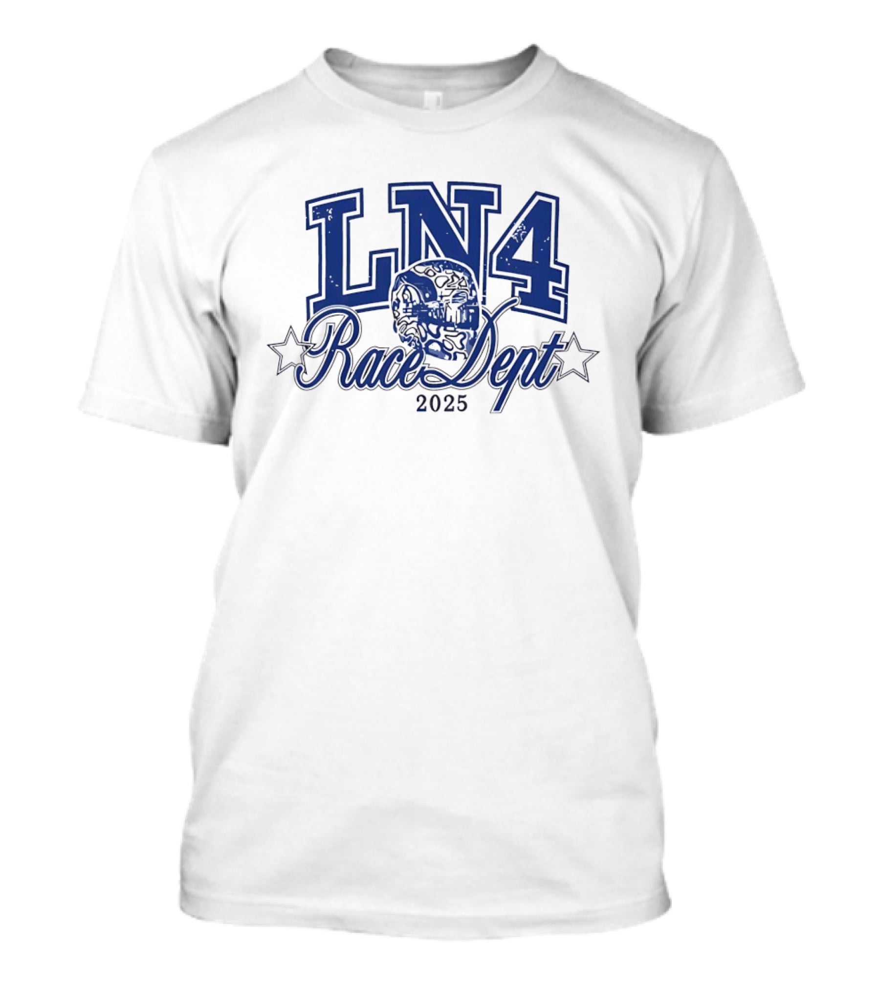 LN4 Race Dept 2025 Skull Star Motif T-Shirt