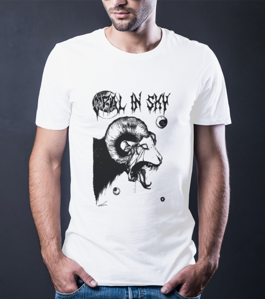 Olivia Dark Opal In Sky Satanic Ram T-Shirt