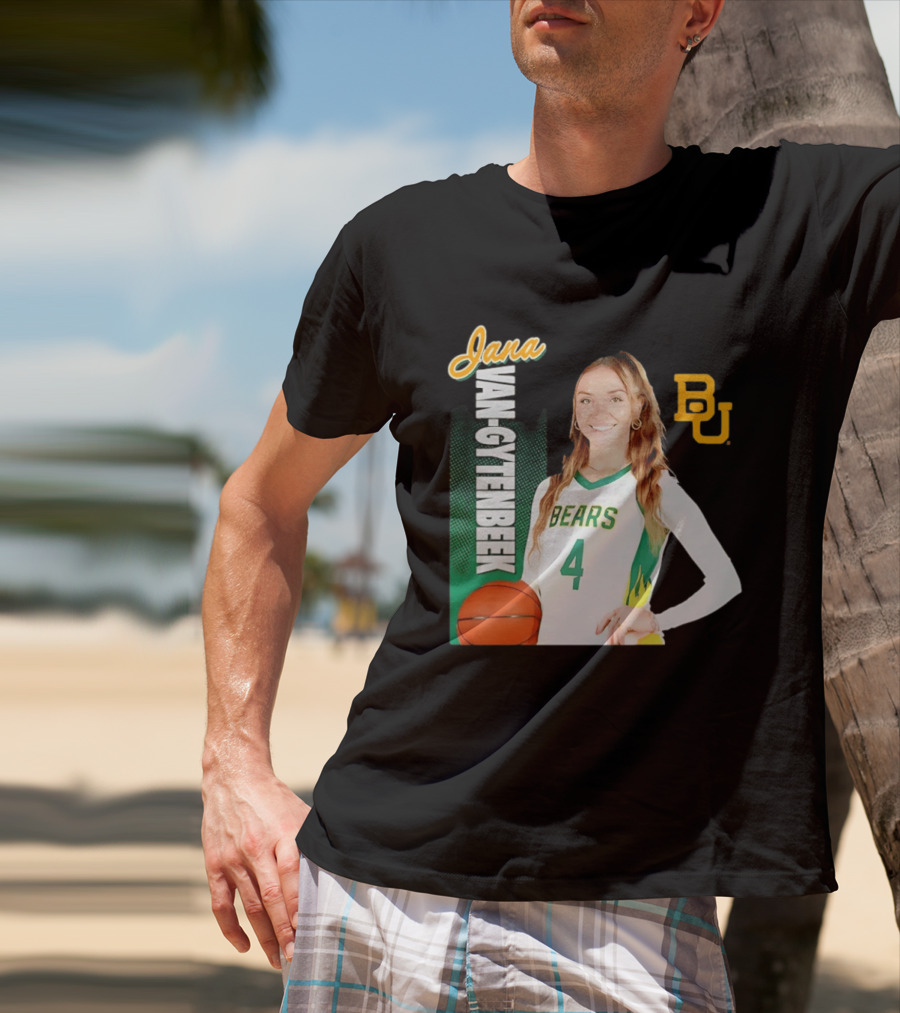 Jana Van Gytenbeek Baylor Bears NCAA Basketball BU T-Shirt