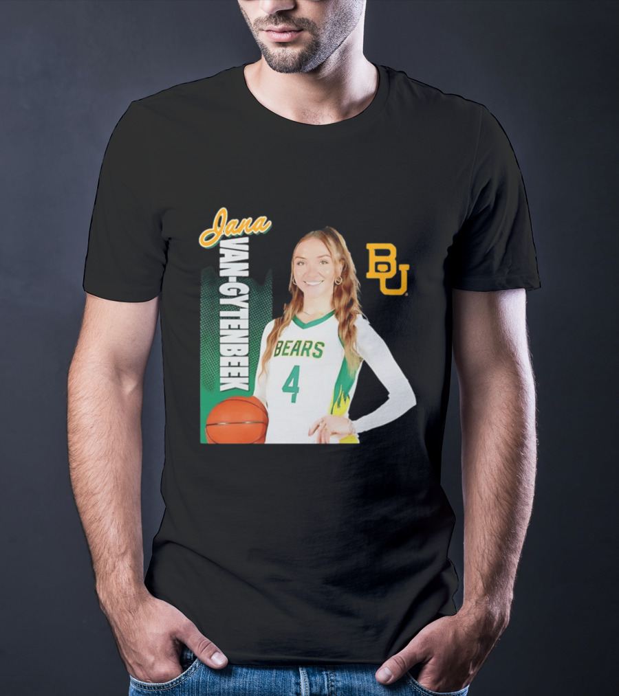 Jana Van Gytenbeek Baylor Bears NCAA Basketball BU T-Shirt