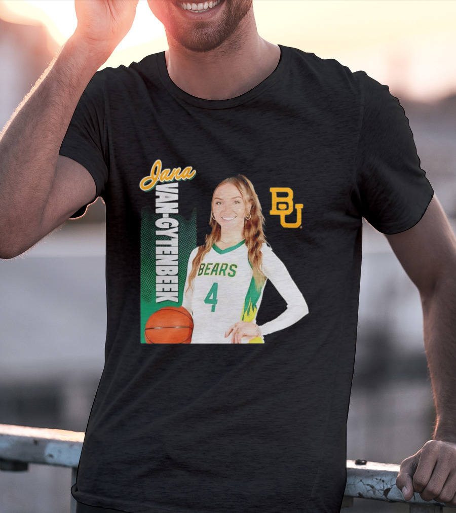 Jana Van Gytenbeek Baylor Bears NCAA Basketball BU T-Shirt