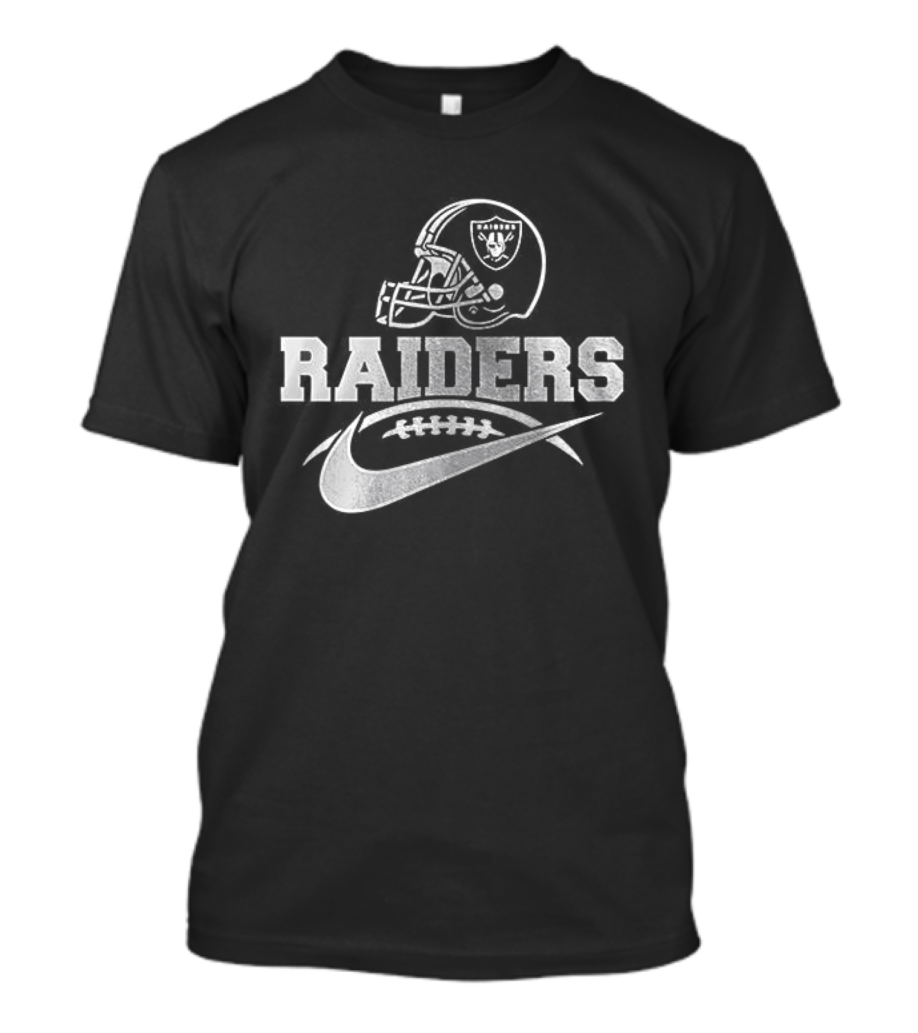 Raiders Helmet Nike Football T-Shirt