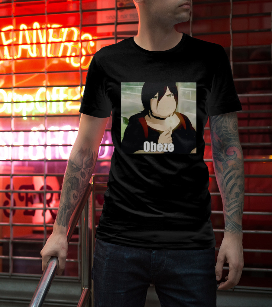 Obese Reze Reze Arc Anime Character Meme T-Shirt