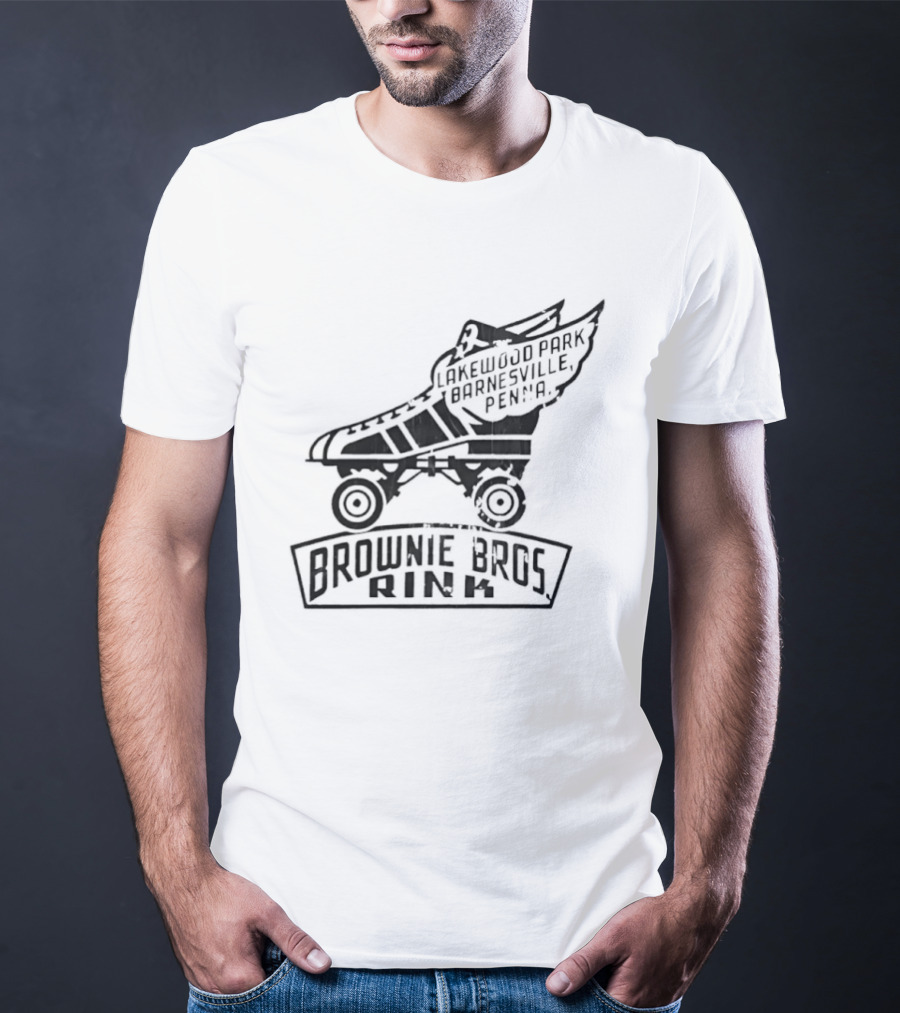 Brownie Bros Rink Lakewood Park Barnesville Pennsylvania Skate Roller T-Shirt
