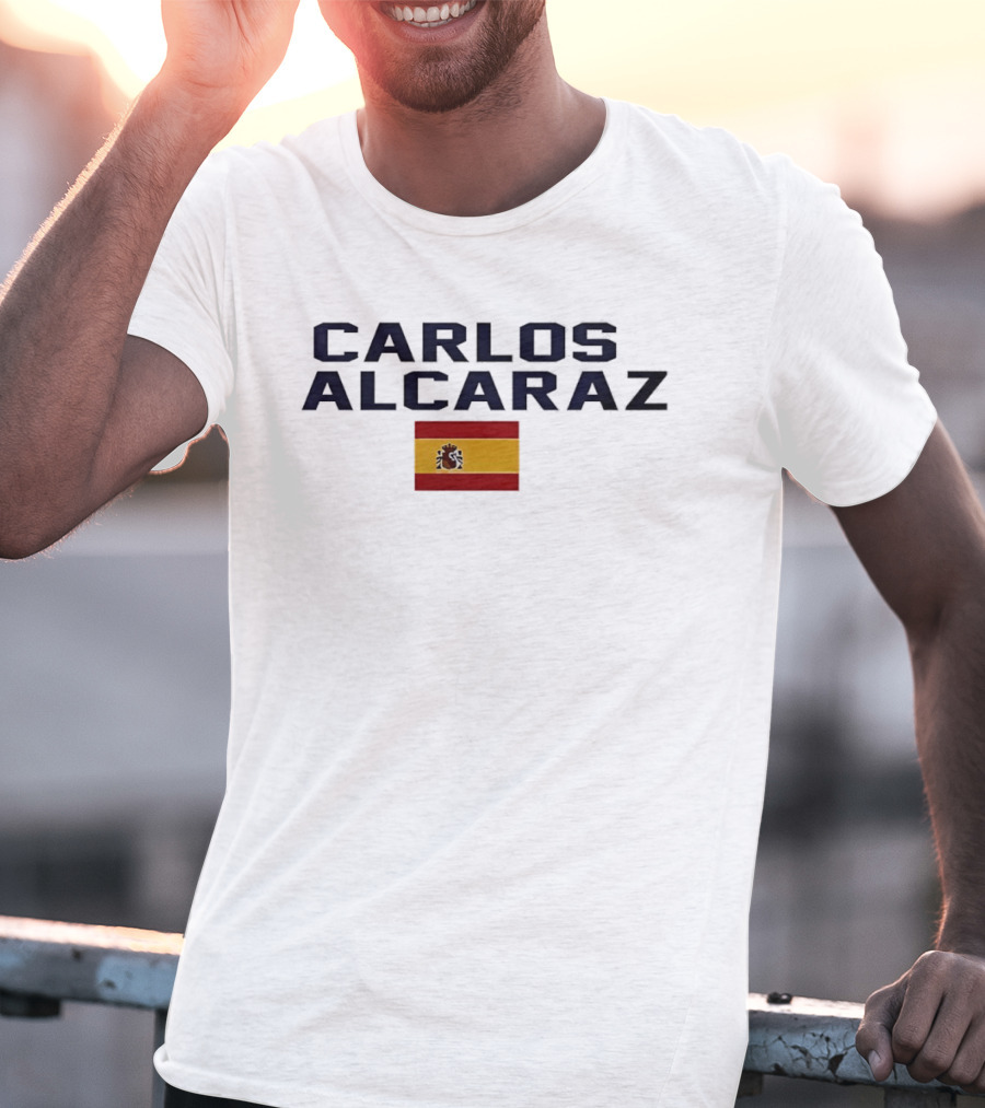 Carlos Alcaraz Spanish Flag T-Shirt