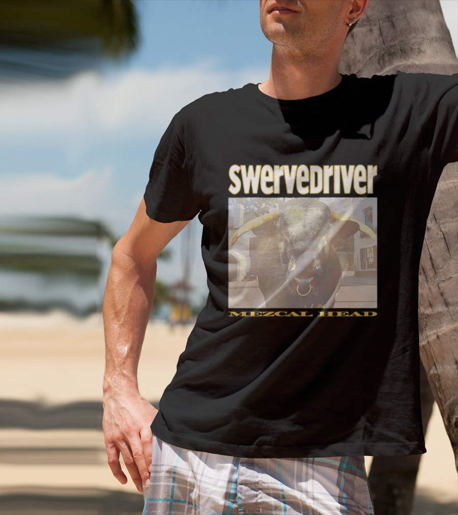 Swervedriver Bison Mezcal Head T-Shirt