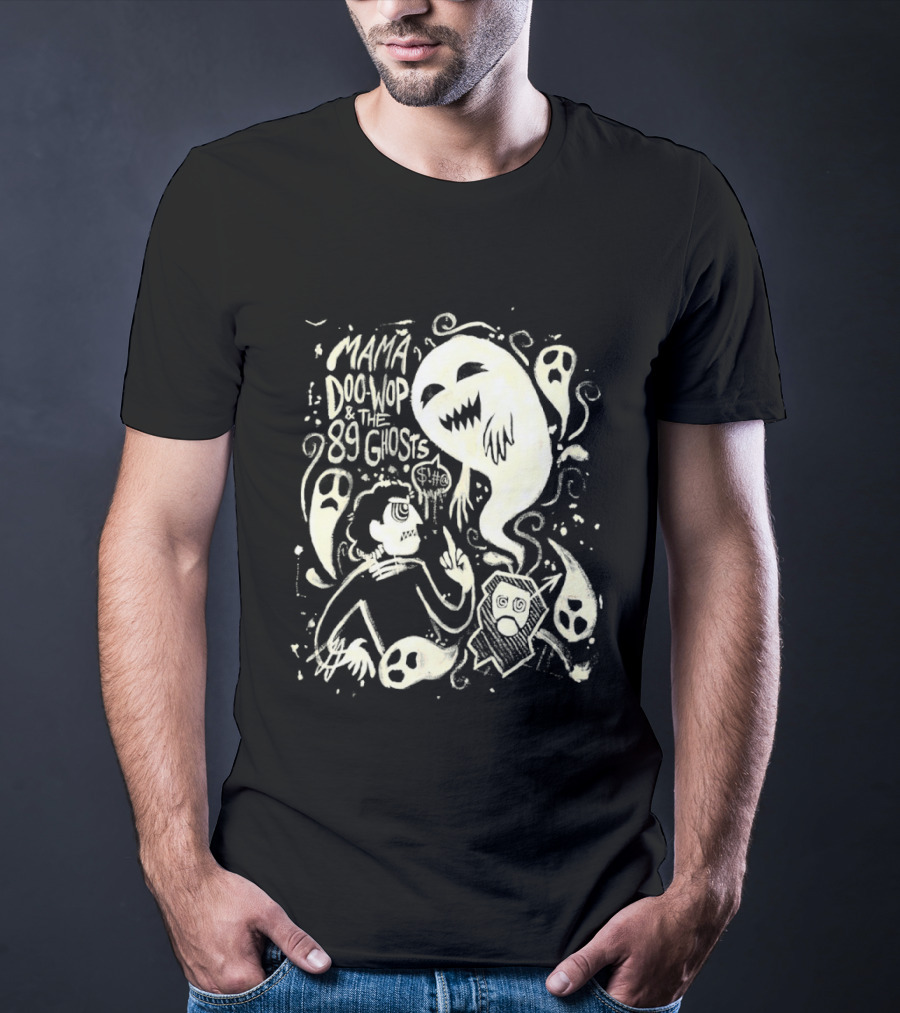 Mama Doo Wop And The 89 Ghosts Supernatural Illustrations T-Shirt