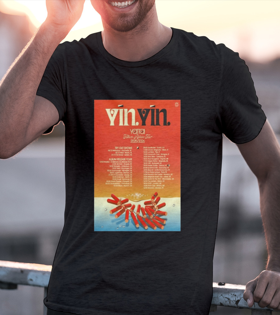 YĪN YĪN Yatta Album Release Tour 2025 2026 Europe And UK Dates T-Shirt