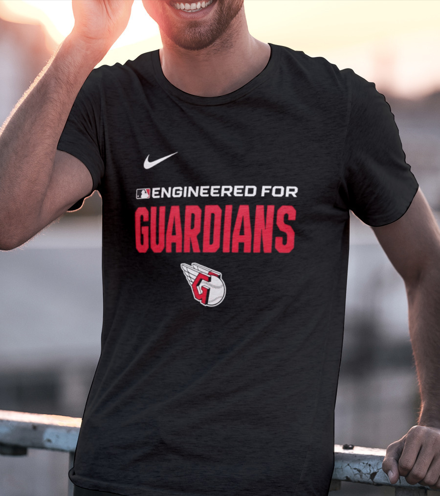 Engineered For Cleveland Guardians Nike MLB Team T-Shirt