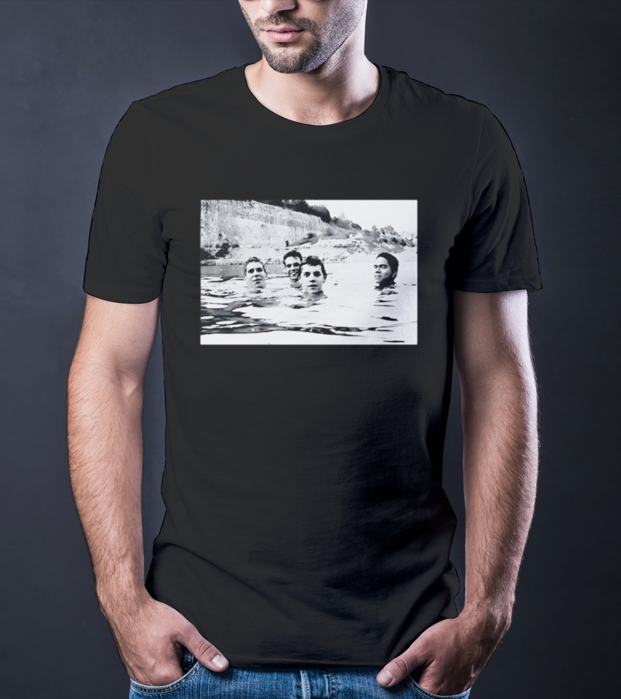 Slint Spiderland Album Cover Iconic Photo Black And White Band Image T-Shirt