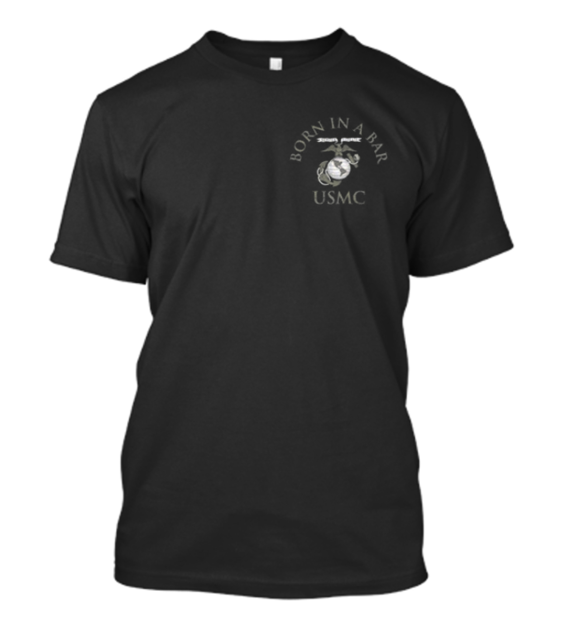 USMC Born In A Bar Marine Corps Tun Tavern Birthplace 10 November 1775 Philadelphia T-Shirt