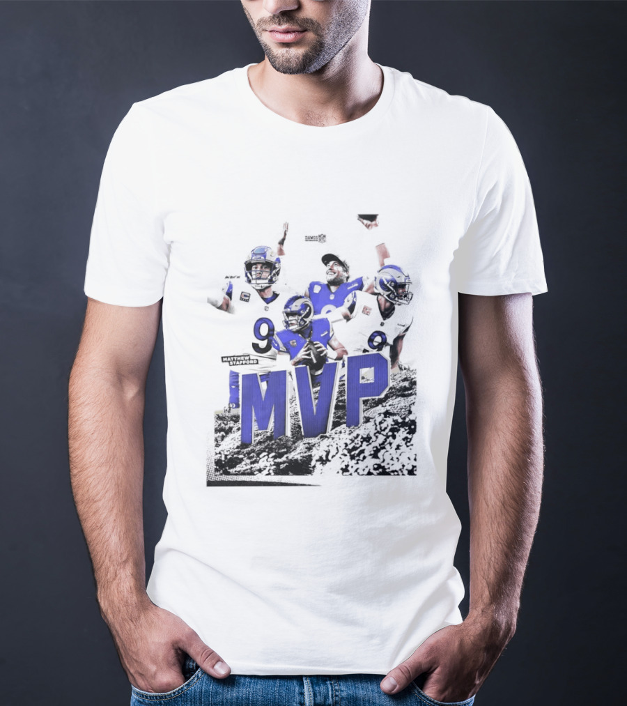 Los Angeles Rams Matthew Stafford Football MVP T-Shirt