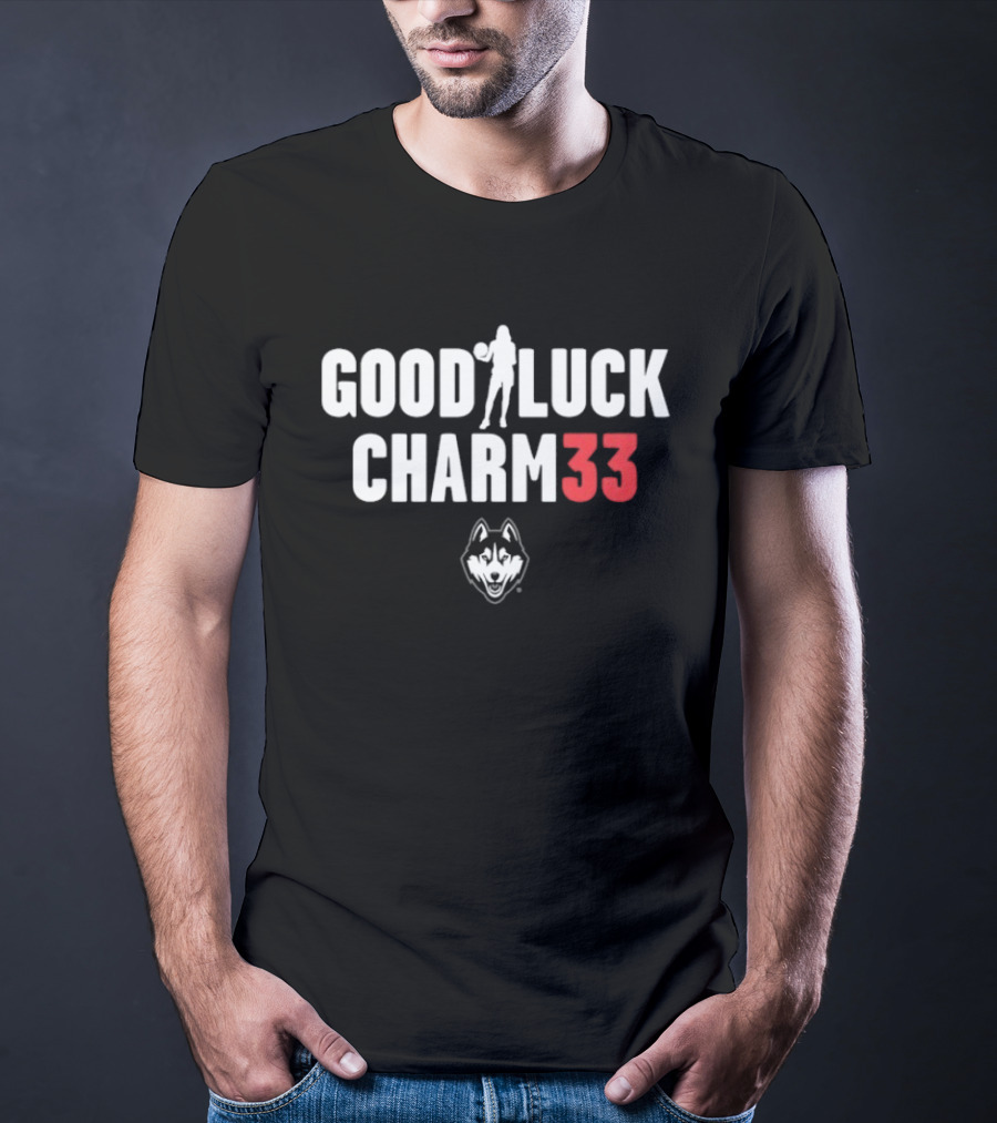 Good Luck Charm 33 UConn Huskies T-Shirt