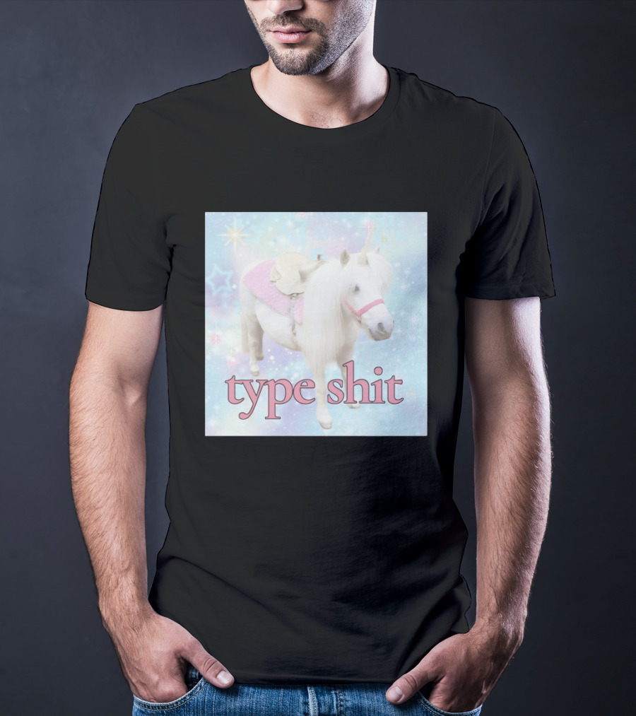 Unicorn Type Shit Pastel Starry Sky T-Shirt
