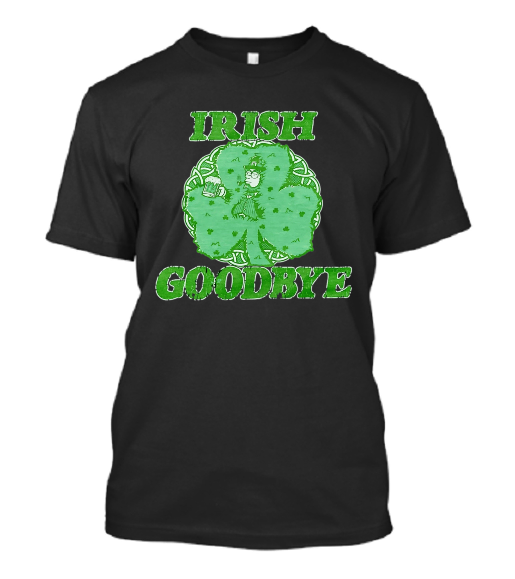 St Patrick's Day Irish Goodbye Shamrock Beer 2026 T-Shirt