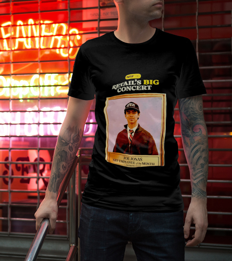 Joe Jonas NRF Employee Of The Month January 2006 Retail's Big Concert T-Shirt