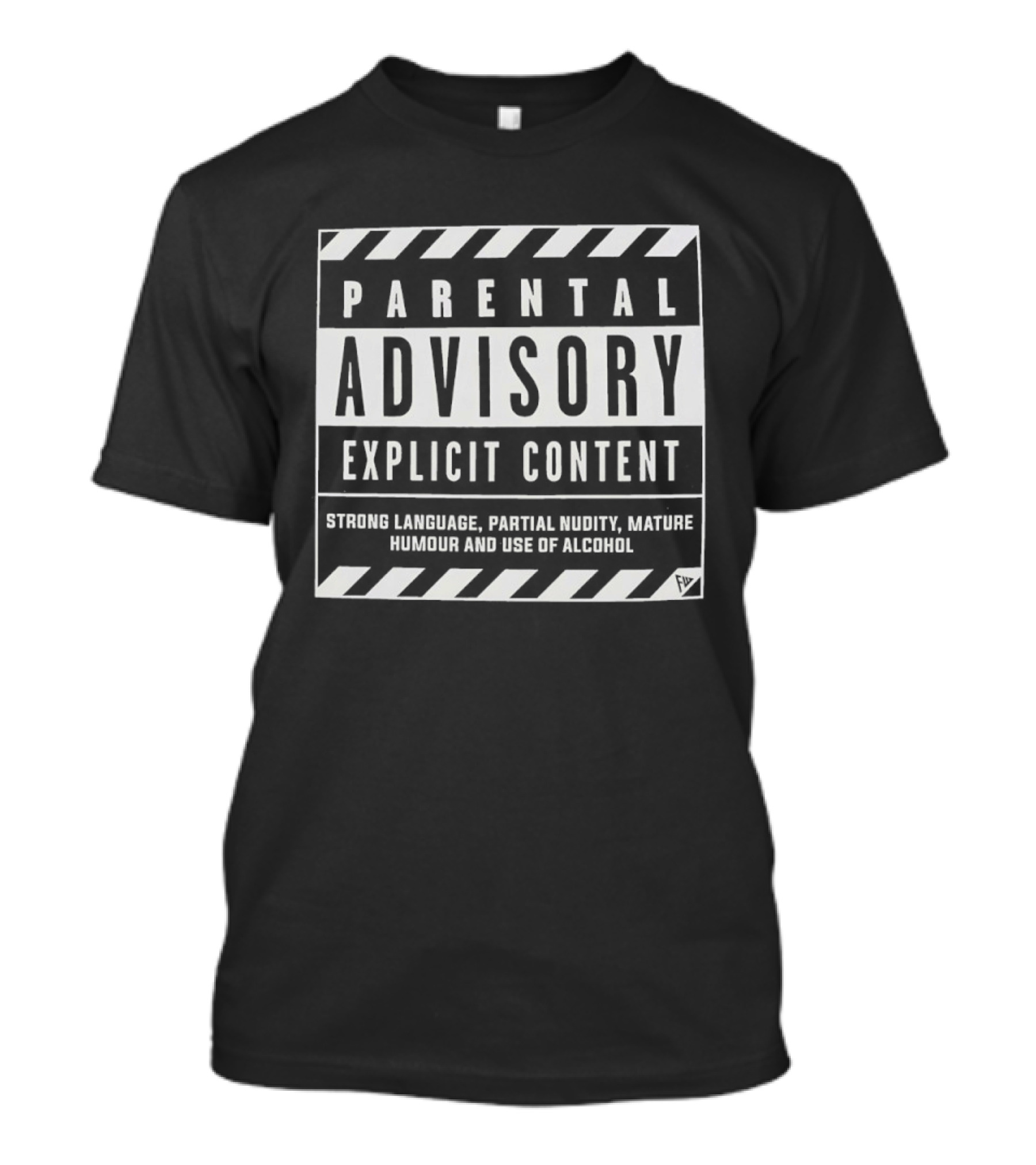 Parental Advisory Explicit Content Strong Language Parental Nudity Alcohol T-Shirt