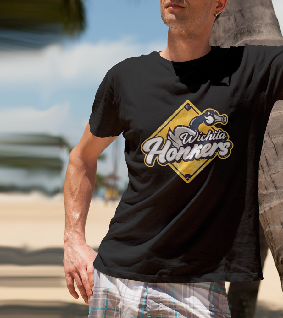 Wichita Honkers 2026 Goose Logo Diamond T-Shirt