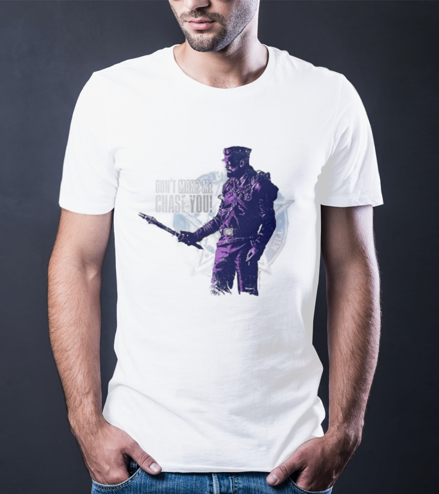 Coyle Don't Make Me Chase You Purple Costume Valentine's Day T-Shirt