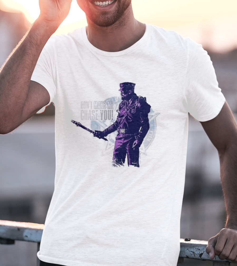 Coyle Don't Make Me Chase You Purple Costume Valentine's Day T-Shirt