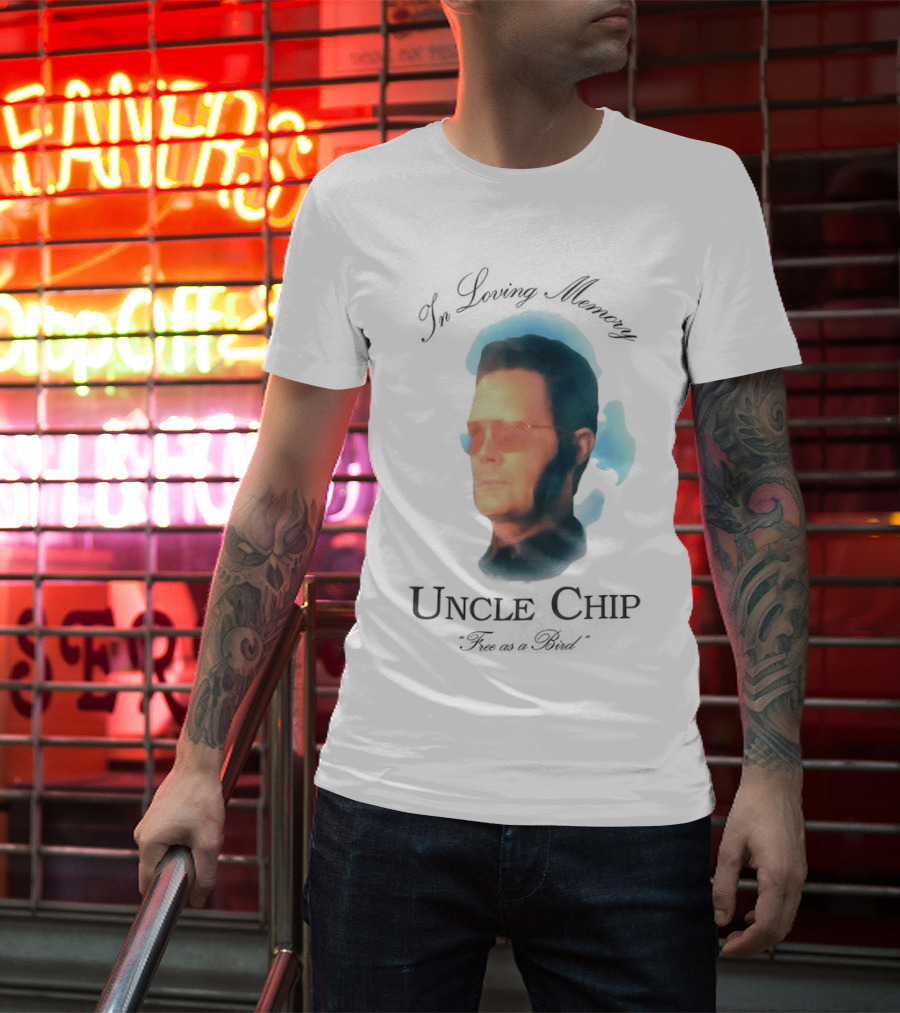 In Loving Memory Uncle Chip Free As A Bird T-Shirt