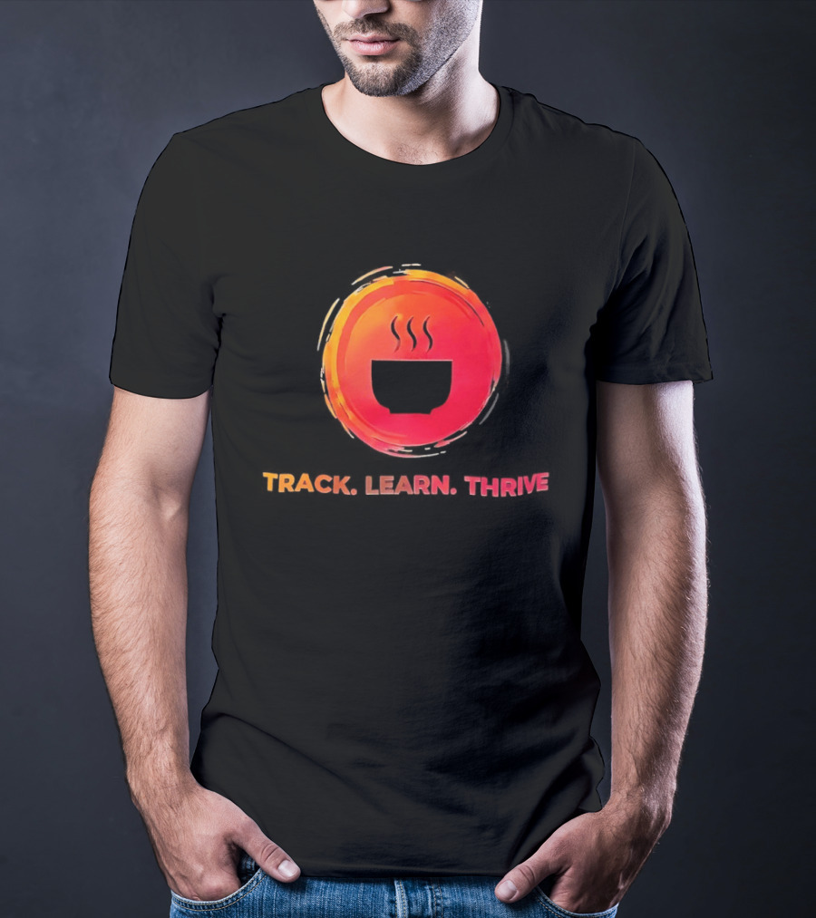 Coffee Track Learn Thrive Steaming T-Shirt