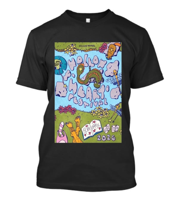 DSSOLVR Presents Hollow Heart Festival February 10 14 2026 T-Shirt