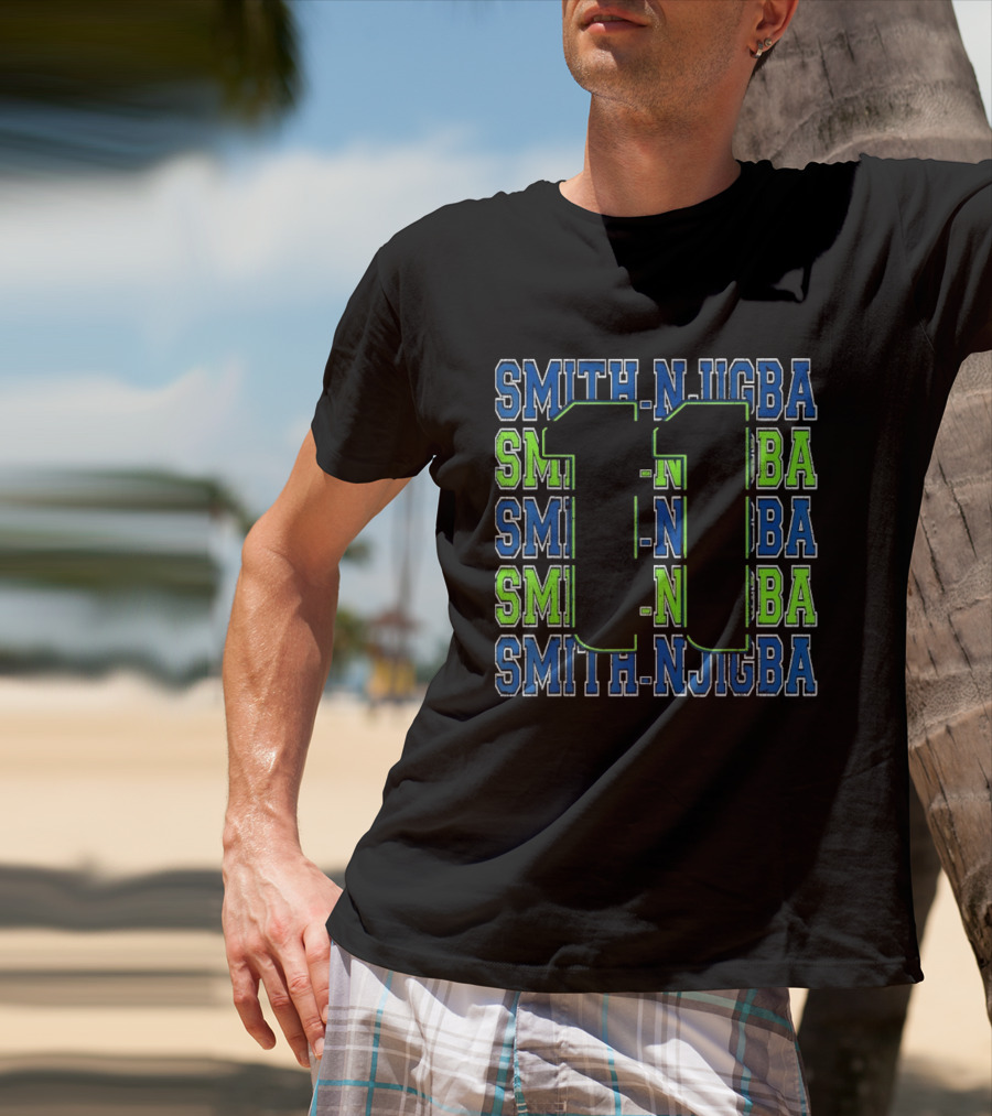 Jaxon Smith Njigba 11 Smith Njigba Seattle Seahawks T-Shirt
