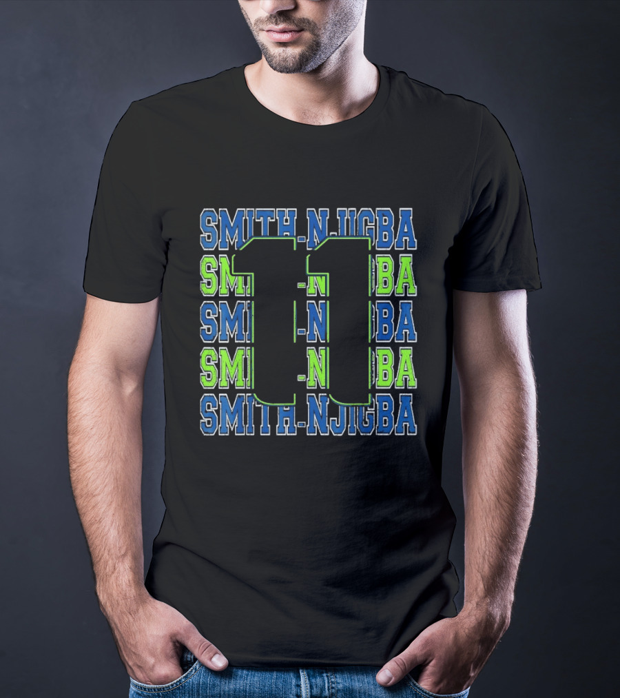 Jaxon Smith Njigba 11 Smith Njigba Seattle Seahawks T-Shirt