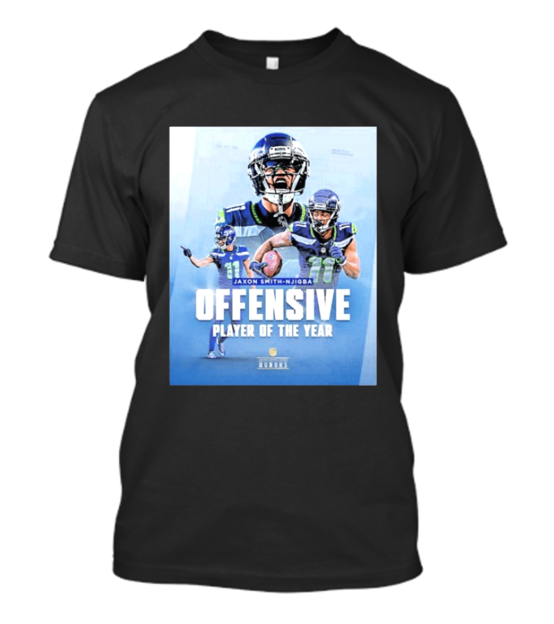 Jaxon Smith Njigba Offensive Player Of The Year Seattle Seahawks Honors T-Shirt