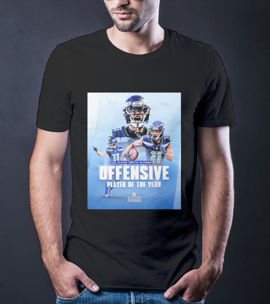 Jaxon Smith Njigba Offensive Player Of The Year Seattle Seahawks Honors T-Shirt