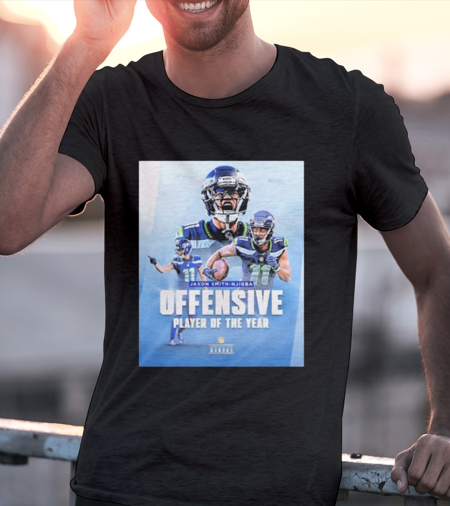 Jaxon Smith Njigba Offensive Player Of The Year Seattle Seahawks Honors T-Shirt