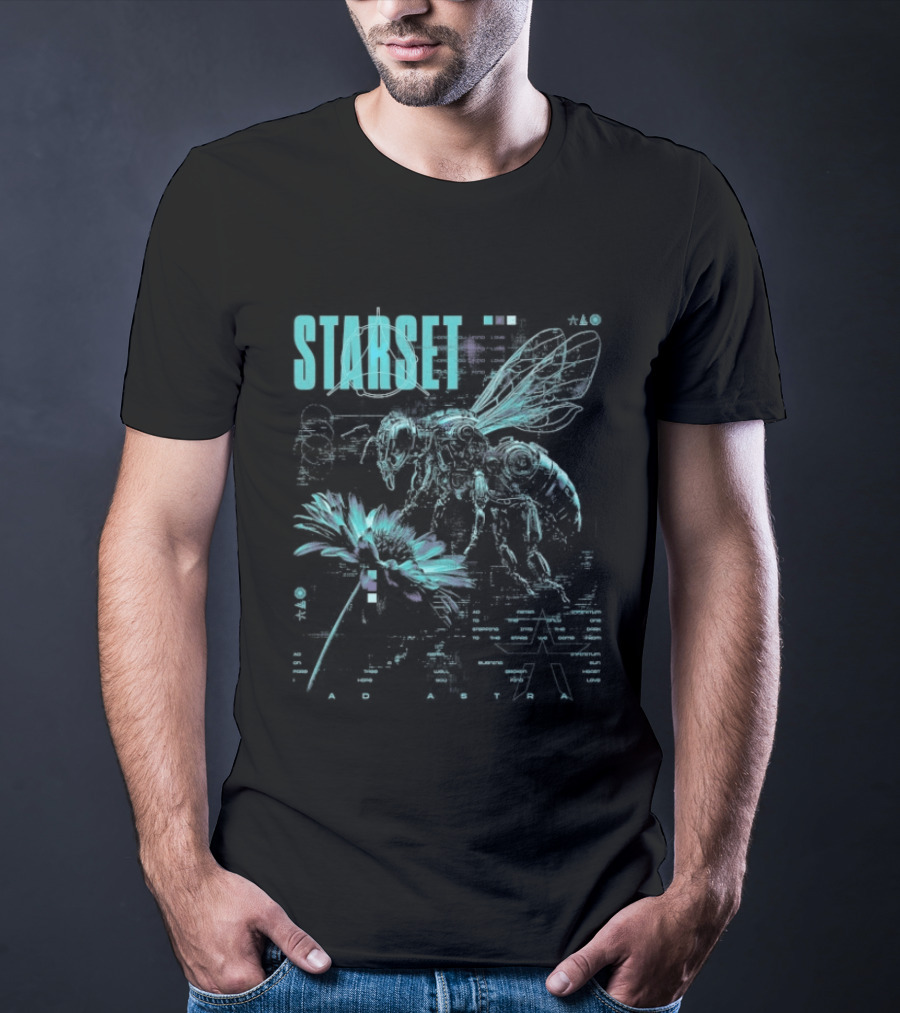 Starset Silos Ad Astra Bee Flower T-Shirt