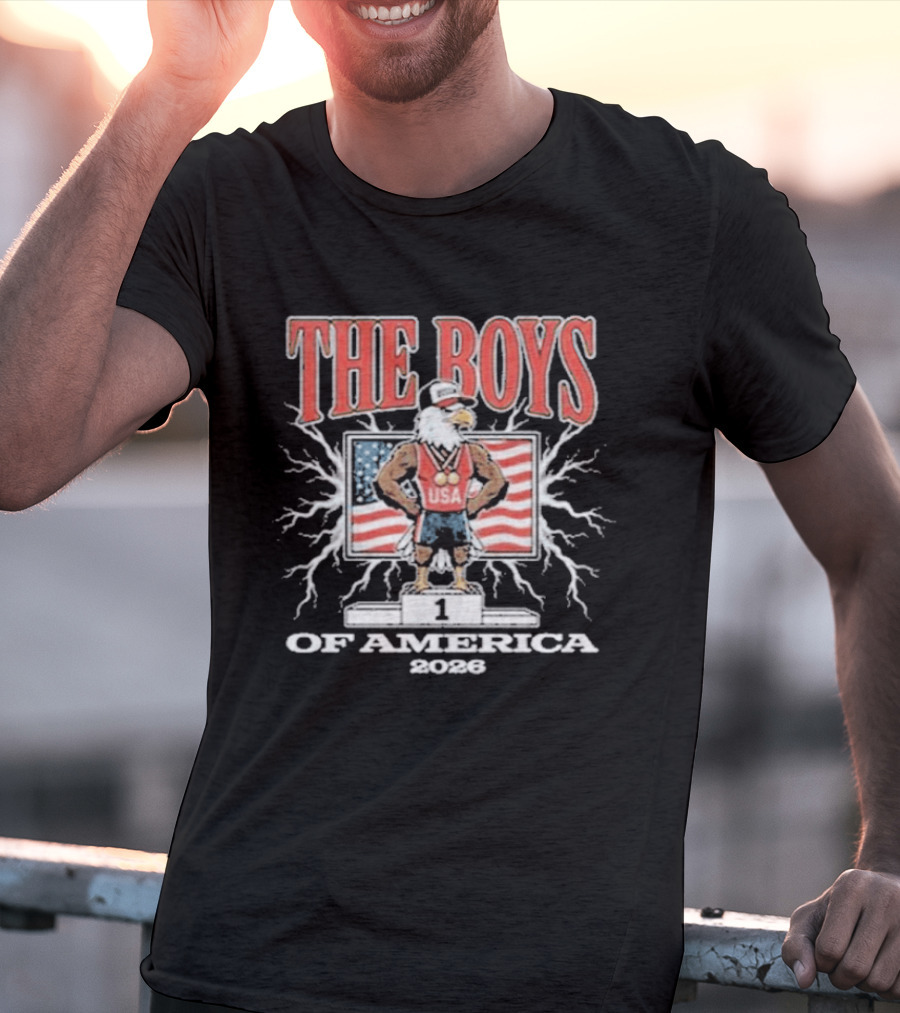 The Boys USA Eagle American Flag 2026 T-Shirt