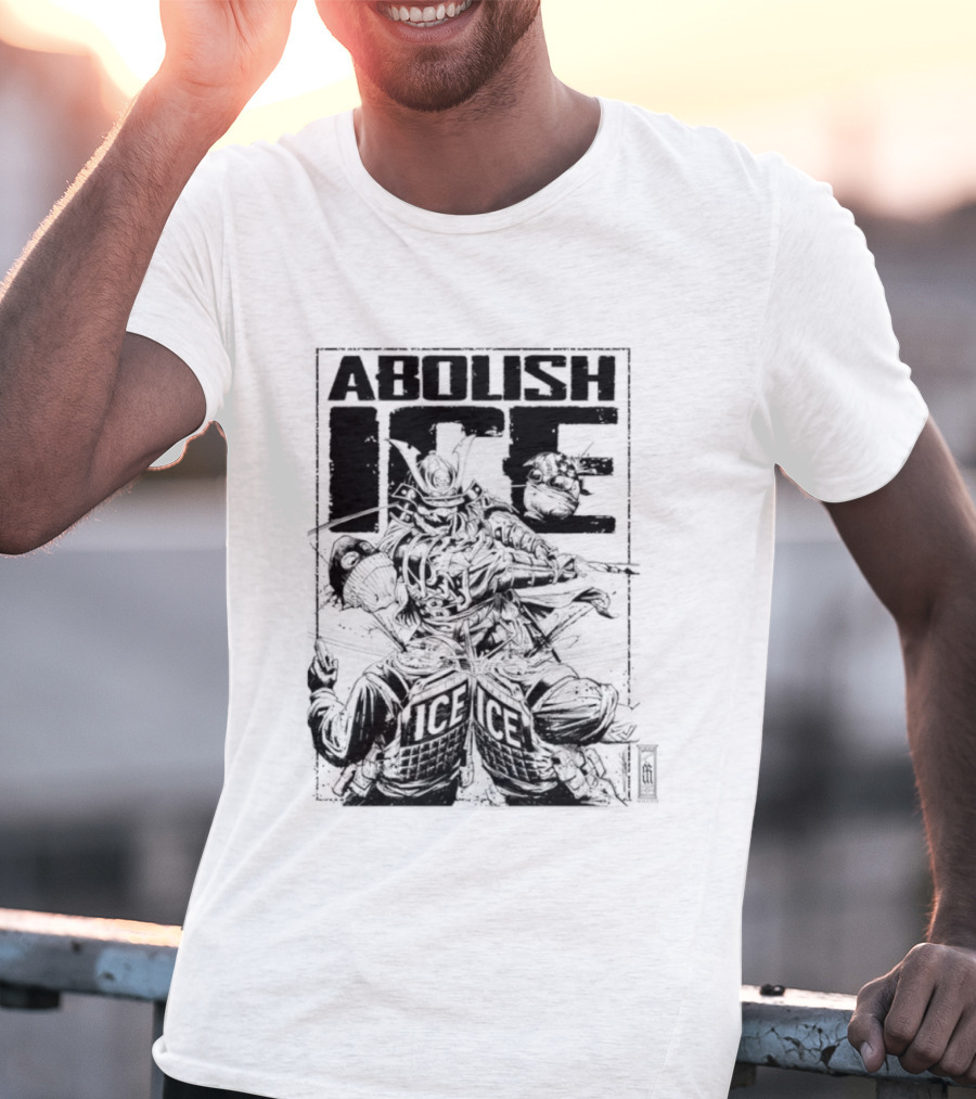 Abolish Ice Samurai Warrior Protest T-Shirt