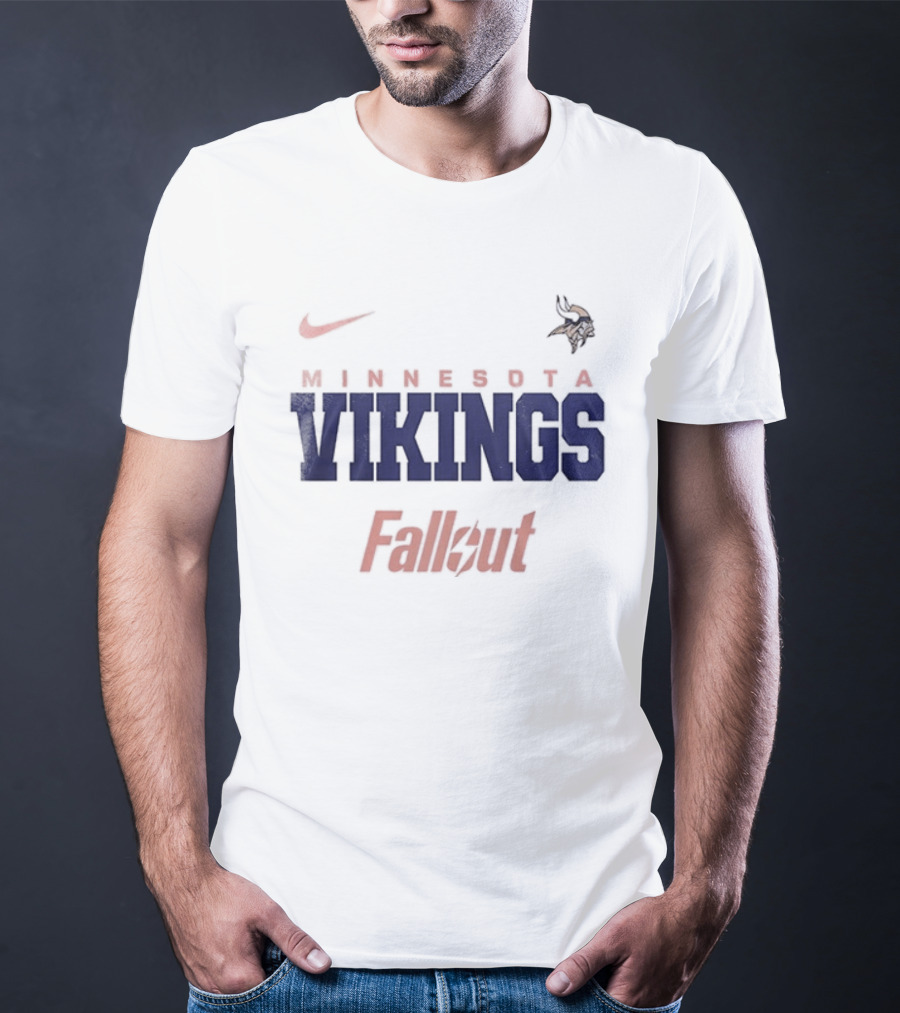 Nike Minnesota Vikings Fallout Vault Forever T-Shirt