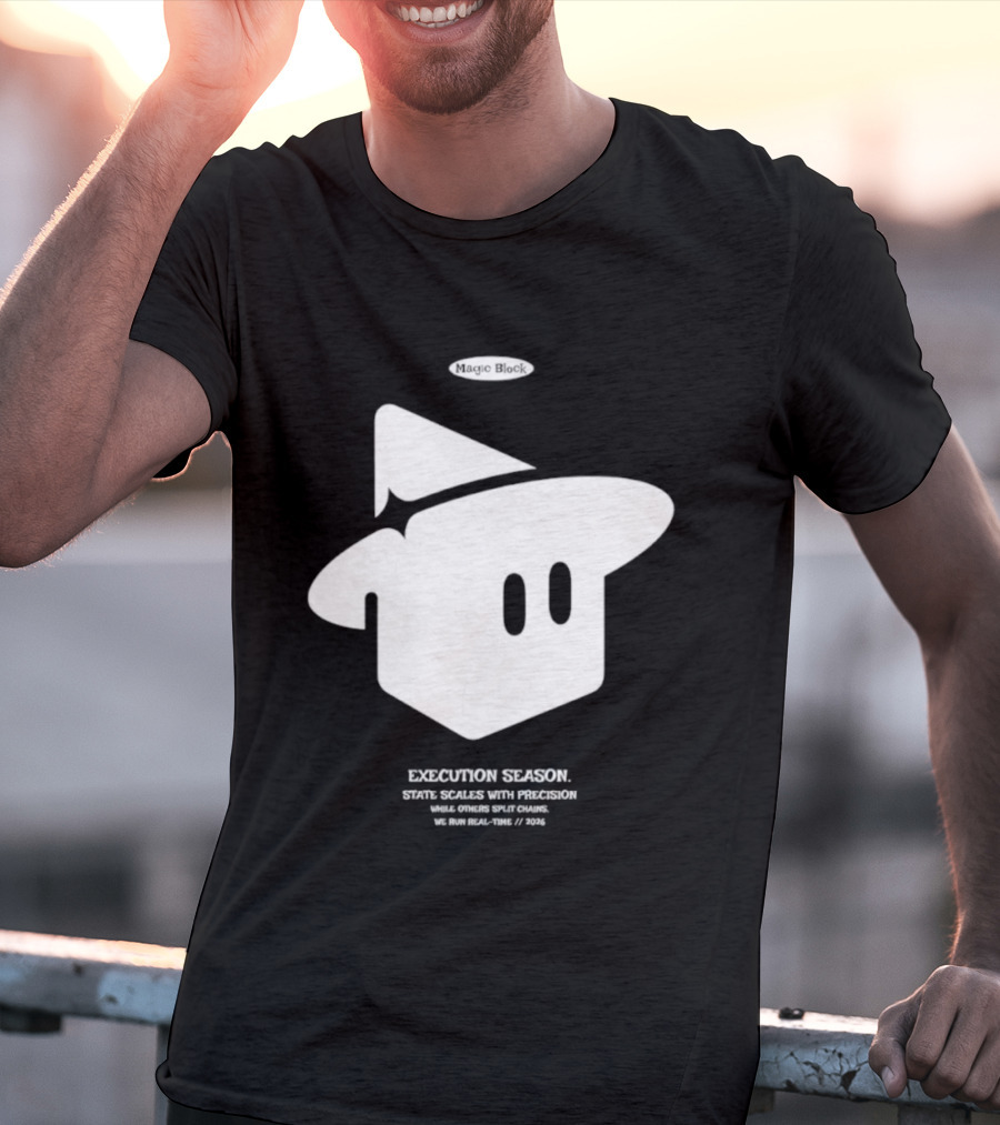 Execution Season Magic Block State Scales With Precision T-Shirt