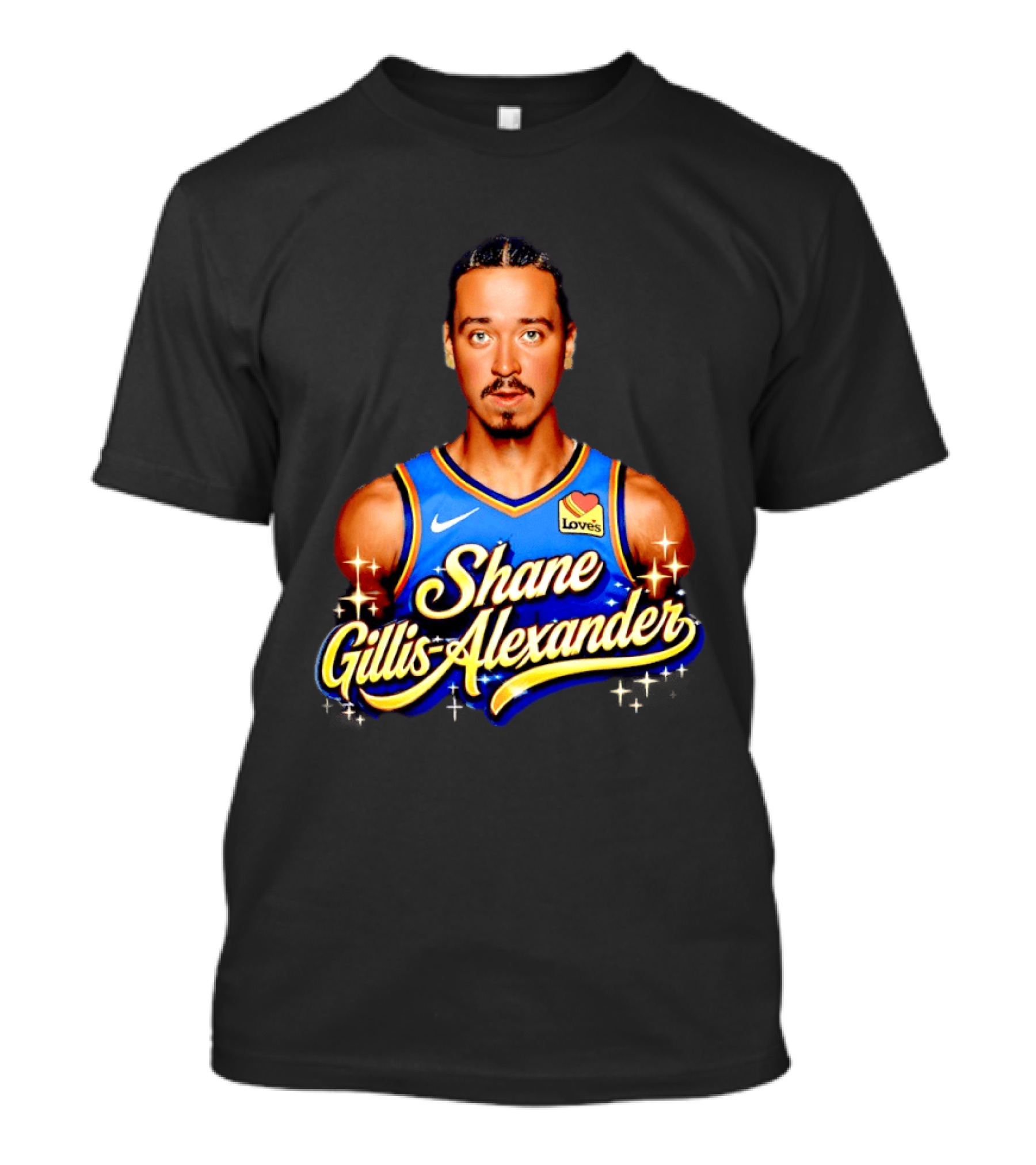 Nike Shane Gillis Alexander Loves Oklahoma City Thunder Basketball T-Shirt