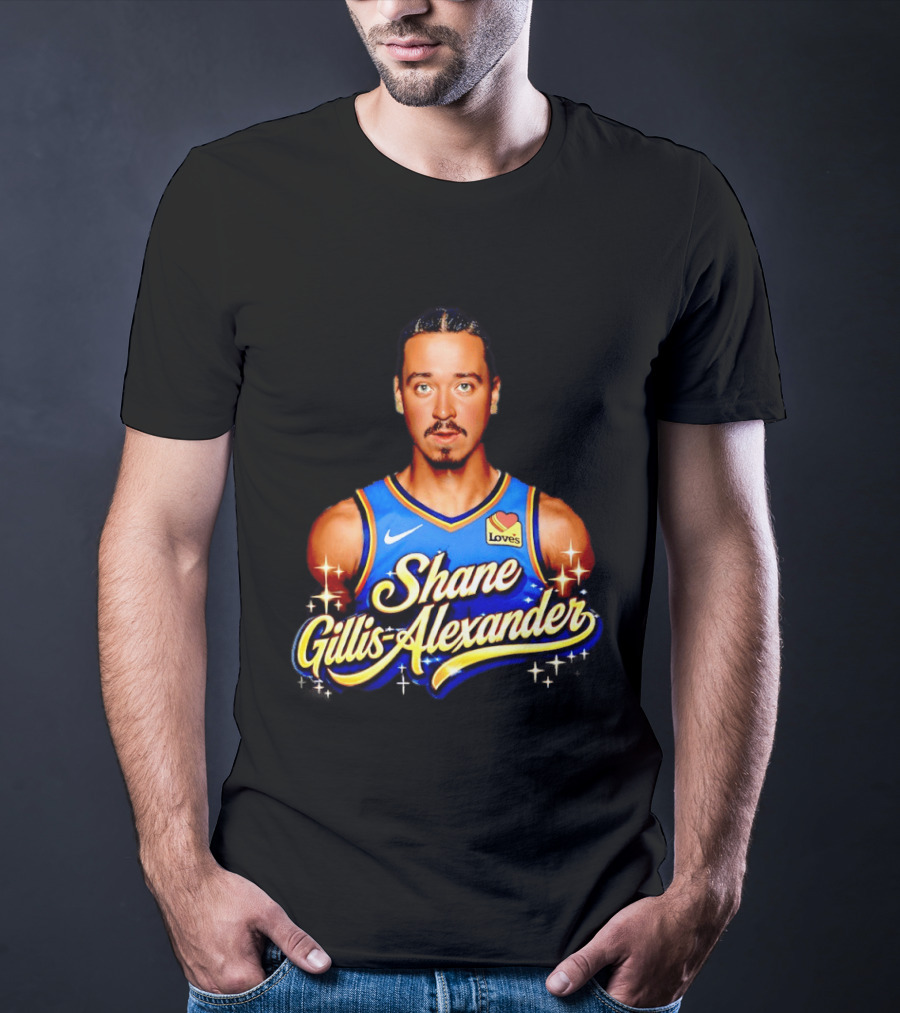 Nike Shane Gillis Alexander Loves Oklahoma City Thunder Basketball T-Shirt