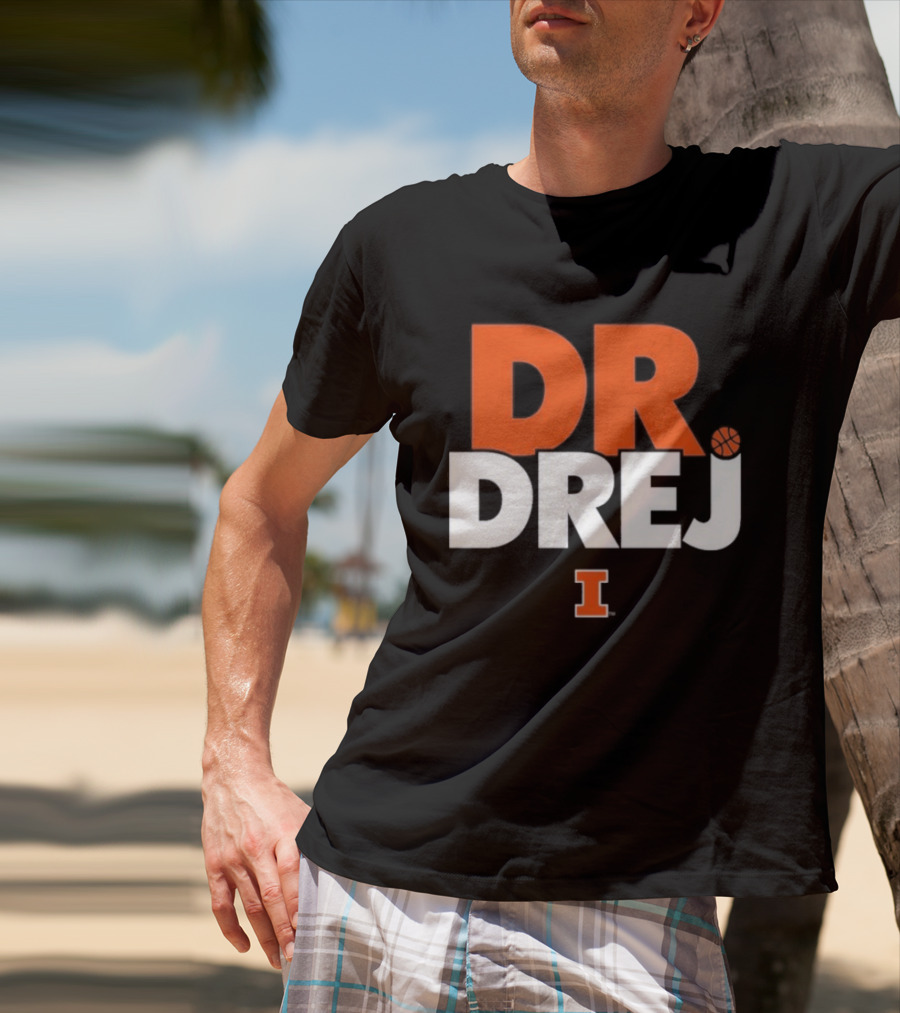 Andrej Stojakovic Dr. Drej I Illinois Fighting Illini T-Shirt