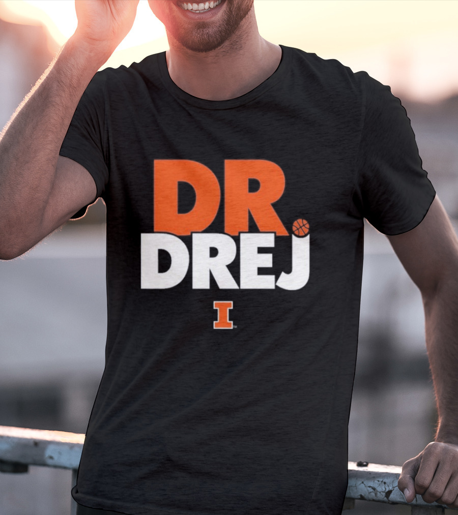 Andrej Stojakovic Dr. Drej I Illinois Fighting Illini T-Shirt