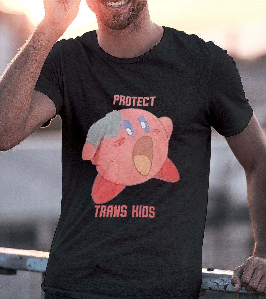 Kirby Protect Trans Kids T-Shirt