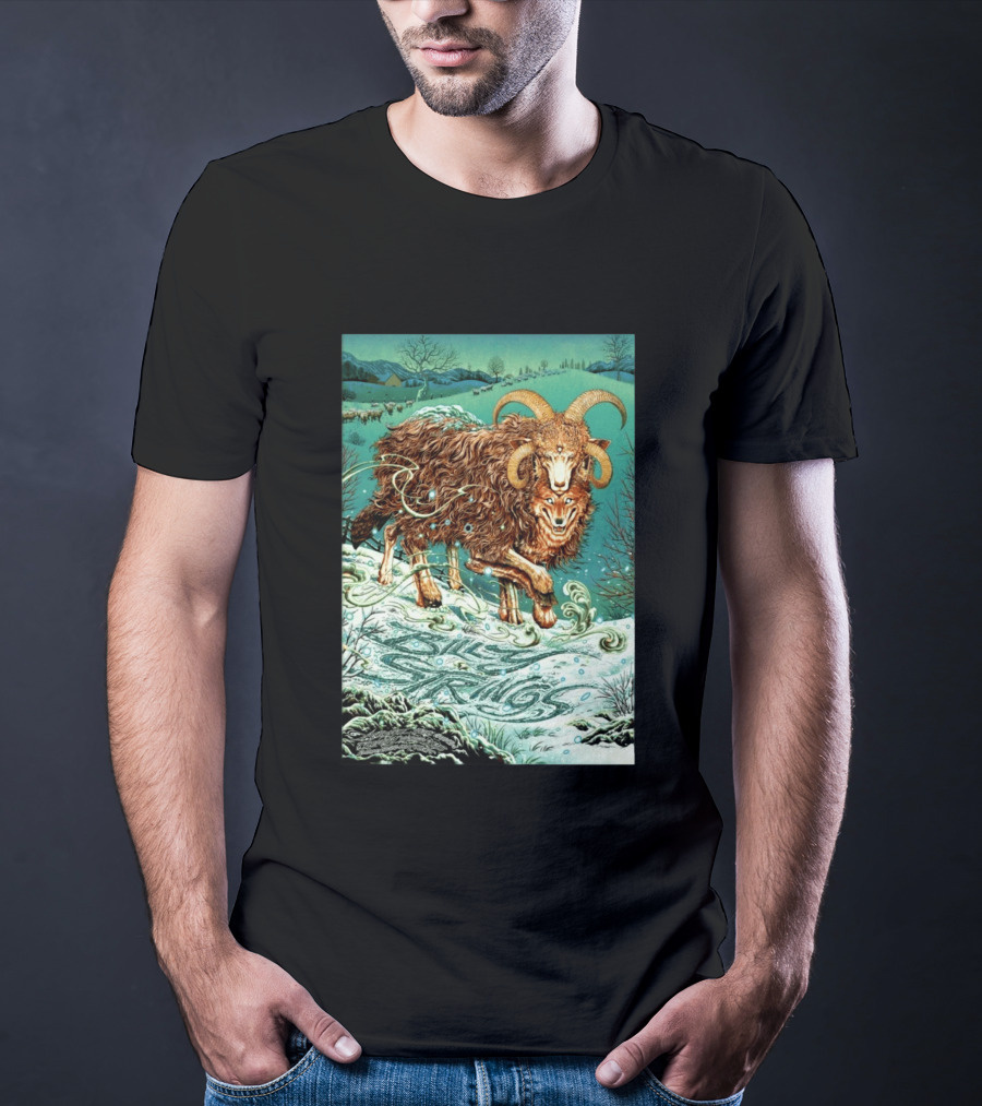 Billy Strings Asheville NC Event Feb 10 14 2026 Wolf Ram T-Shirt