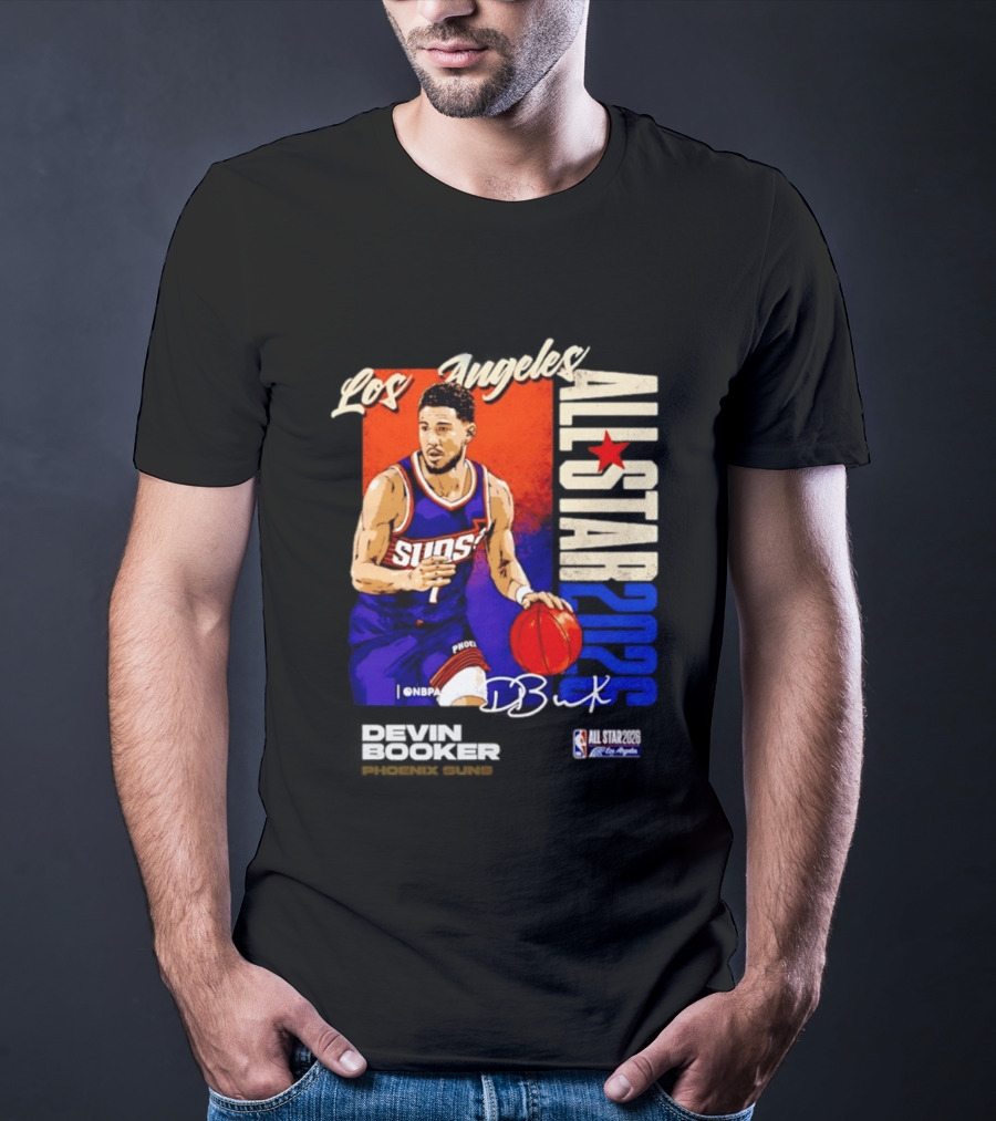 Devin Booker Los Angeles 2026 NBA All Star Suns D Book T-Shirt