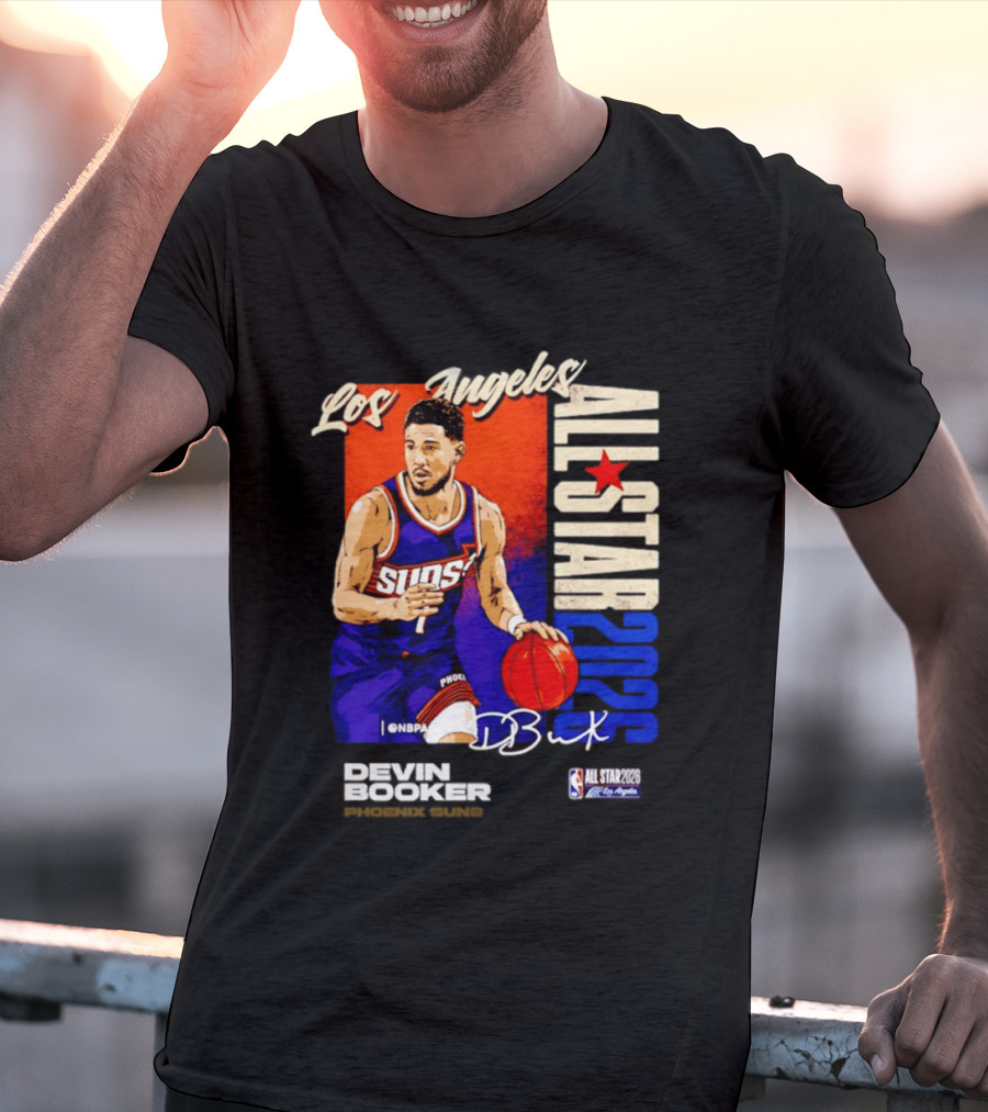 Devin Booker Los Angeles 2026 NBA All Star Suns D Book T-Shirt